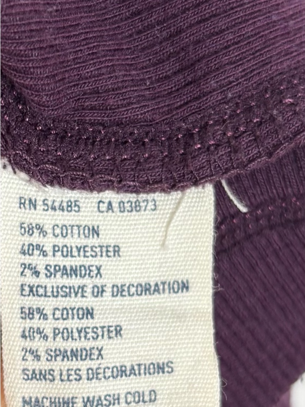 Vintage Y2K American Eagle Tank Top Size Small Purple Lace Coquette Ribbed - Picture 8 of 9